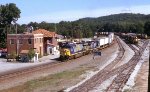 CSX 643 leading NB intermodal